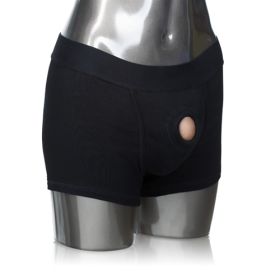 Packer Gear Boxer Brief Harness (Option: Extra Small/small  Black)