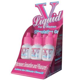 Liquid V For Women Stimulating Gel (Option: .33oz Display of 6)