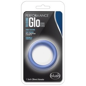 Performance Silicone Glo Cock Ring (Option: Blue Glow)