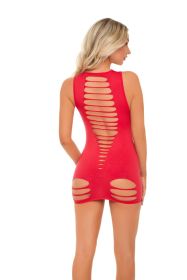 Can't Commit Dress (Option: One Size  Red)