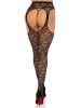Heart Net Suspender Pantyhose