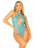 Keyhole Crossover Halter Teddy O/s
