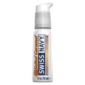 Swiss Navy Flavo (Option: Red Lubricant Salted Caramel 1oz)