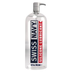 Swiss Navy Silicone Lube (Option: 32oz)