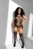 Curvy Aria Fishnet Body Stocking