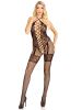 Heart Net Halter Bodystocking