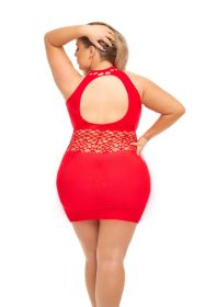 Rich B Phase Dress (Option: Queen Size  Red)