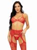 3 Pc Rhinestone Bra Top, G