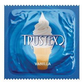 Trustex Flavo (Option: Red Condom Vanilla (Bulk))