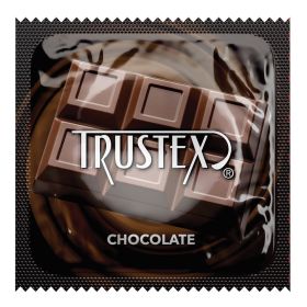 Trustex Flavo (Option: Red Condom Chocolate (Bulk))