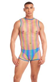 Pride Star 2pc Set (Option: Large/xl  Rainbow)