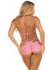 3 Pc Rhinestone Mesh Set