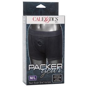 Packer Gear Boxer Brief Harness (Option: Black M/L)