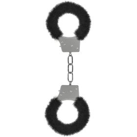 Ouch! Beginner's Furry Handcuffs (Option: Black)