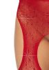 Casey Rhinestone Fishnet Suspender Pantyhose
