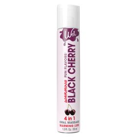 Wet Warming Fun Flavors (Option: Black Cherry 4 In 1 Lubricant 1oz)