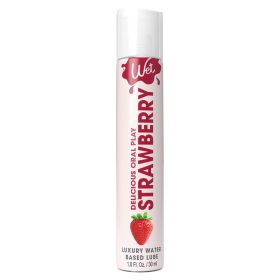 Wet Delicious Oral Play Strawberry Waterbased Flavo (Option: Red Lubricant 1oz)