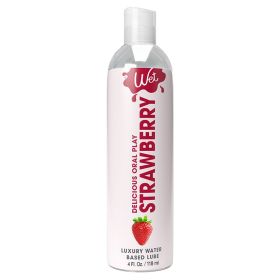 Wet Delicious Oral Play Strawberry Waterbased Flavo (Option: Red Lubricant 4oz)