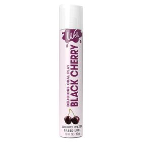 Wet Delicious Oral Play (Option: Black Cherry Waterbased FlavoRed Lubricant 1oz)