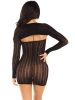 2 Pc Sweetheart Striped Tube Dress