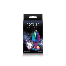Rear Assets (Option: Multicolor Heart  Medium  Clear)