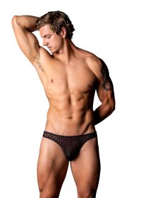 Widow Maker Classic Thong (Option: L/xl  Black)