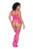 Curvy Aria Fishnet Body Stocking