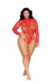 Teddy and Harness Dmnd (Option: Queen Size  Poinsettia)