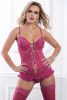 2 Pc Laced Camisole With Front Lace Up Details