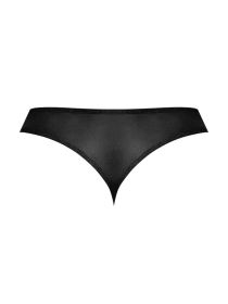Sassy Lace (Option: Open Ring Thong  Large/xLarge  Black)