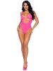 2 Pc. Rhinestone Wrap Around Bikini Top and Suspender Bodysuit