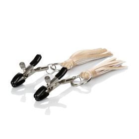 Nipple Play Playful Tassels Nipple Clamps (Option: Gold)