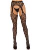 Heart Net Suspender Pantyhose