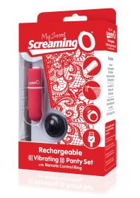 My Secret Charged Remote Control Panty Vibe (Option: Red)