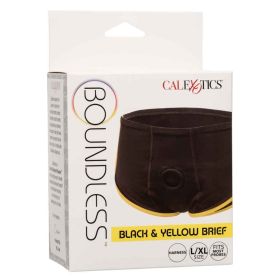 Boundless Black and Yellow Brief (Option: Large/xlarge  Black/yellow)