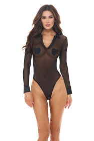 Sweet Heart Teddy Black (Option: S/m)